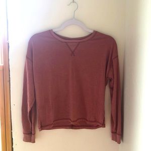 Muted pink long sleeve shirt